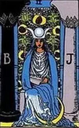 塔羅牌占卜愛情【女祭司】正位