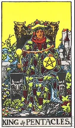 塔羅牌星幣國王