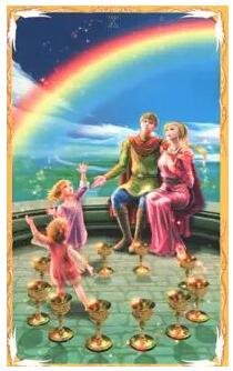 塔羅牌：圣杯十