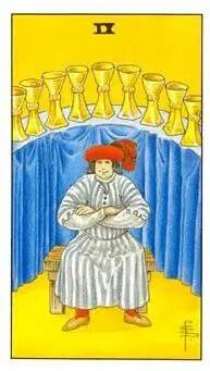 塔羅牌：圣杯九