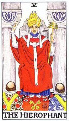 塔羅牌教皇
