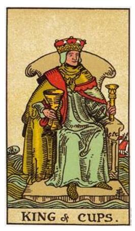 塔羅牌圣杯國王