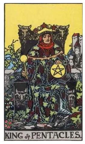 塔羅牌星幣國王