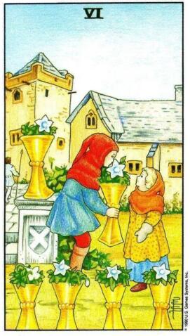 塔羅牌 圣杯六