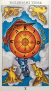 塔羅牌10命運之輪正位/命運之輪逆位牌義解讀