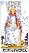 塔羅牌寶劍國王正位逆位牌意解讀