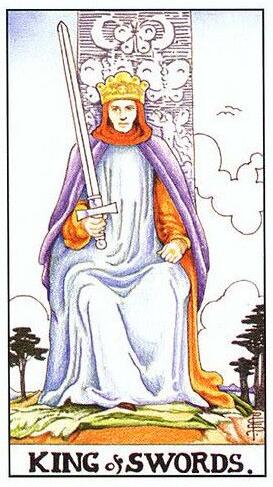 塔羅牌寶劍國王正位逆位牌意解讀