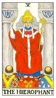 塔羅牌教皇正位逆位愛情解讀