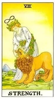 塔羅牌力量正位逆位愛情解讀