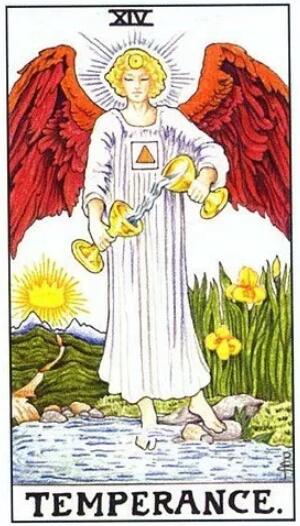 塔羅牌節制正位逆位愛情