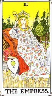 塔羅牌皇后正位逆位（愛情事業財運解讀）