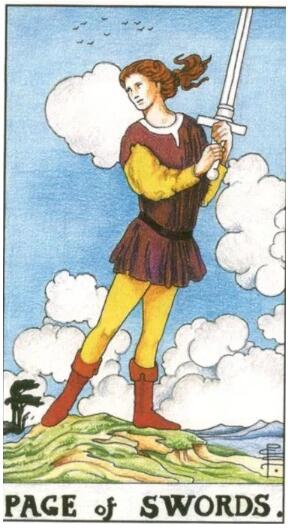 塔羅牌寶劍侍從