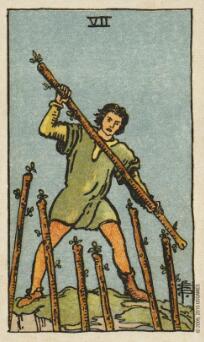 塔羅牌權杖7