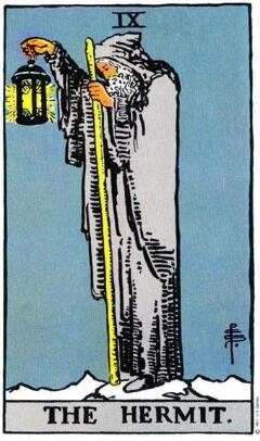 塔羅牌隱士