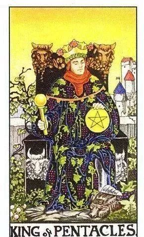 塔羅牌星幣國王