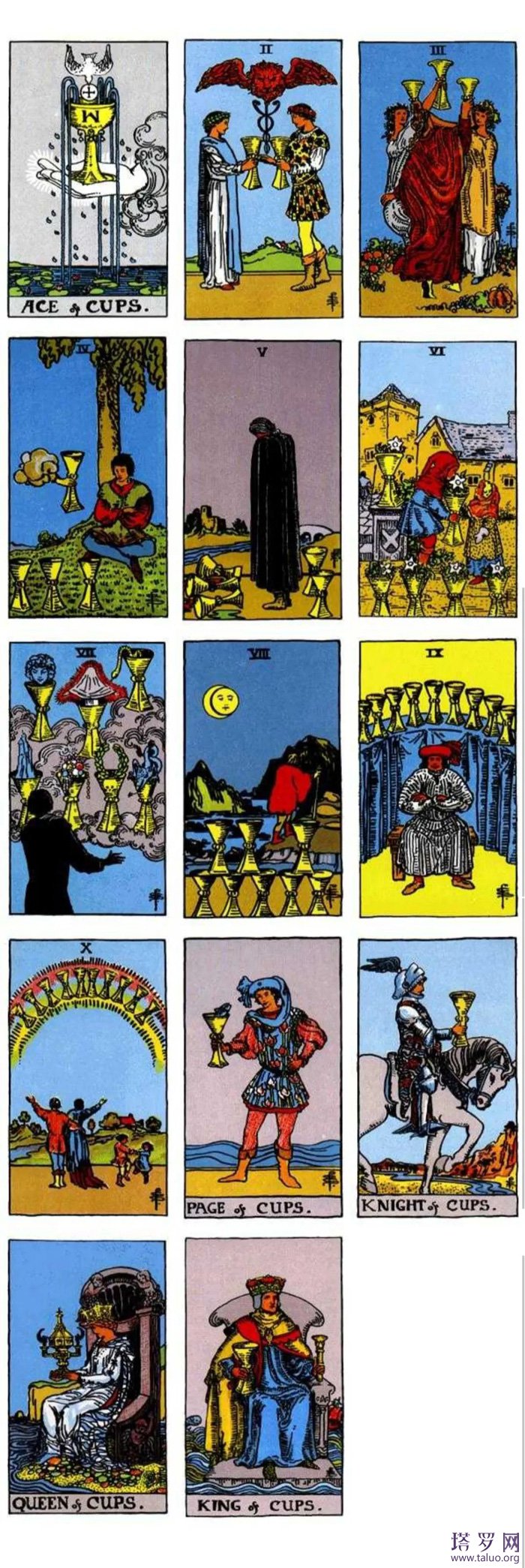 塔羅牌圖片78張全圖片