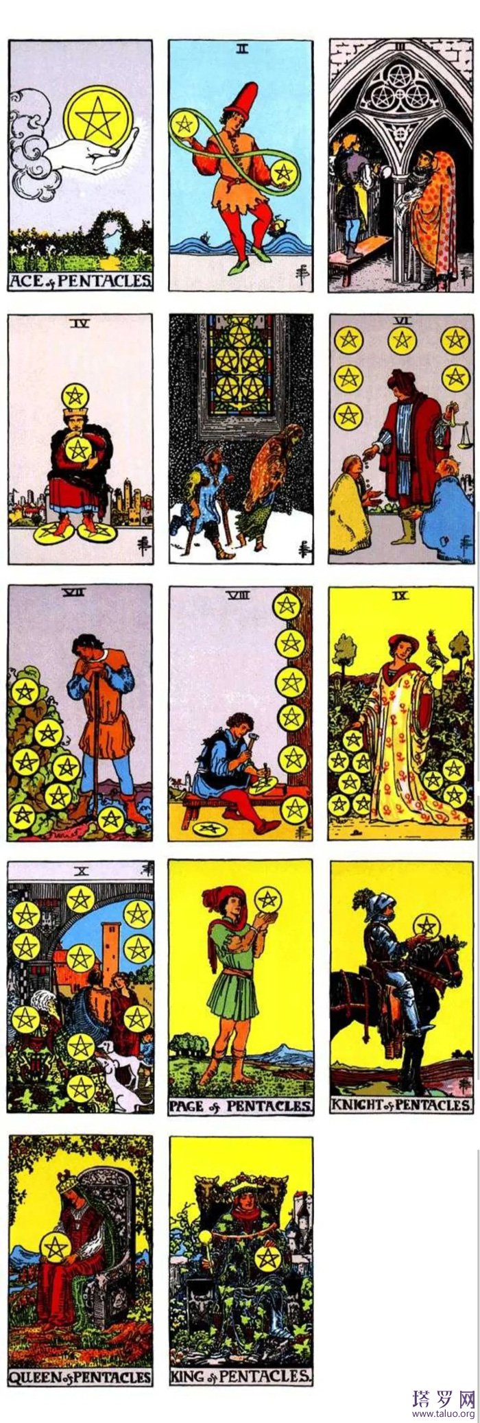 塔羅牌圖片78張全圖片