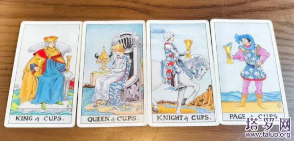 韋特塔羅牌宮廷牌16張分析