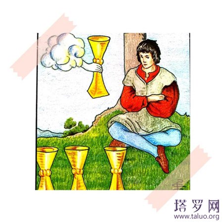 塔羅牌圣杯四牌意解讀