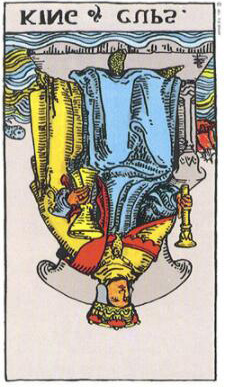 塔羅牌圣杯牌組(圣杯國王)