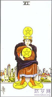 塔羅牌星幣牌組星幣四牌義解析