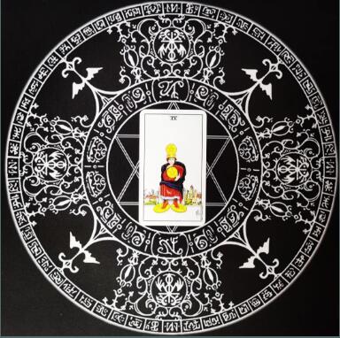 塔羅牌星幣牌組星幣四牌義解析