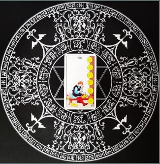 韋特塔羅牌星幣八正位/星幣八逆位解析