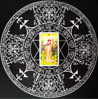 韋特塔羅牌星幣九正位/星幣九逆位解析