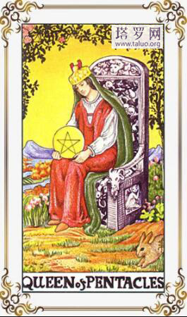 經典塔羅牌78張詳解（星幣王后）