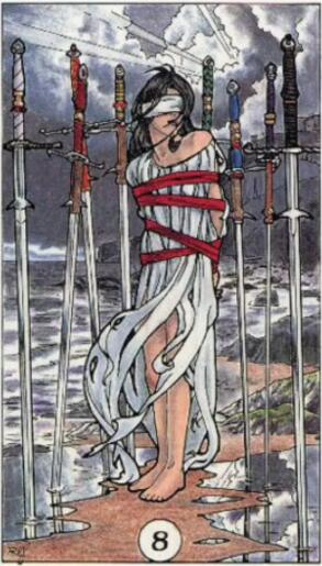 塔羅牌寶劍八(正位/逆位)意義解讀