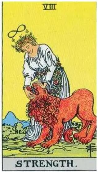 塔羅牌的牌面解析帶圖（力量）