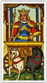 韋特塔羅牌戰車（正位/逆位）牌意解釋