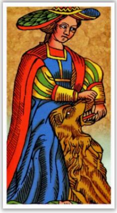 韋特塔羅牌力量（正位/逆位）牌意解釋