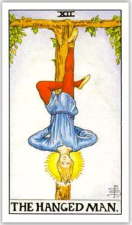 韋特塔羅牌倒吊人（正位/逆位）牌意解釋