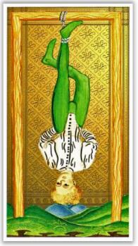 韋特塔羅牌倒吊人（正位/逆位）牌意解釋