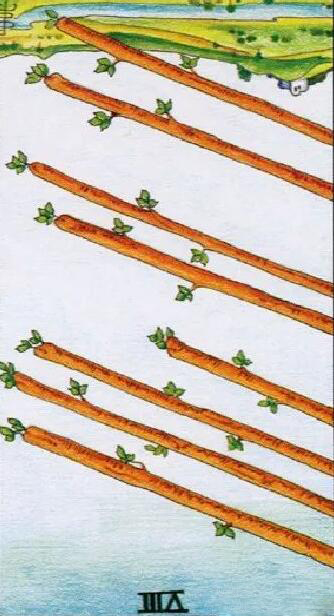 塔羅牌【權杖八】正位、逆位解析