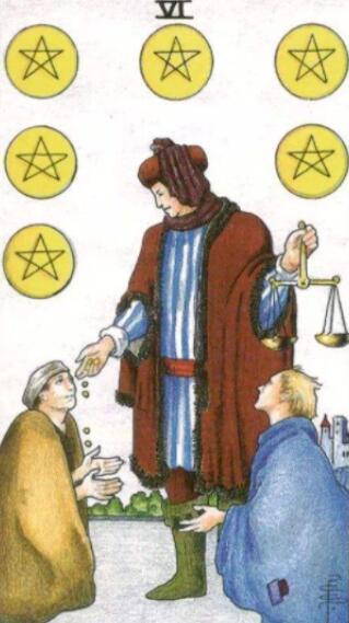 塔羅牌星幣六正位、逆位解析