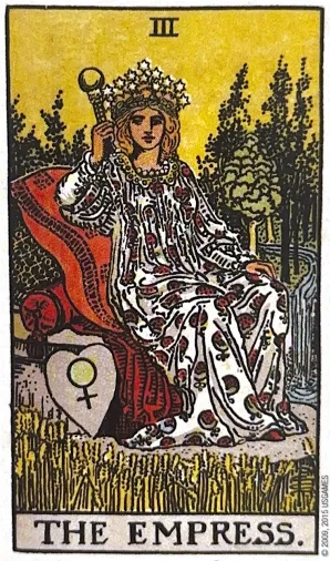 塔羅牌3號女皇牌面正逆位含義解讀